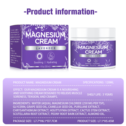 Magnesium Restorative Cream for PCOS and PMS relief